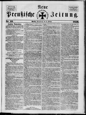 Neue preußische Zeitung vom 23.02.1850