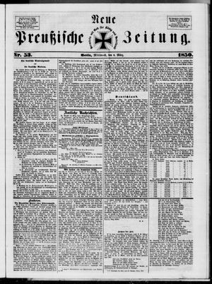 Neue preußische Zeitung vom 06.03.1850