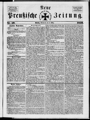Neue preußische Zeitung vom 13.03.1850
