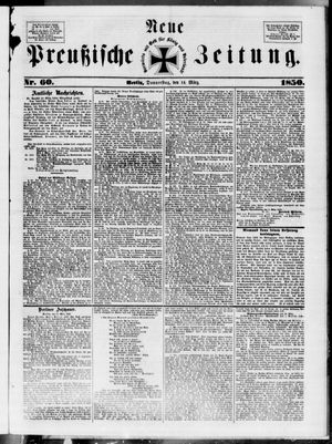 Neue preußische Zeitung vom 14.03.1850
