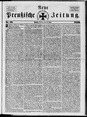 Neue preußische Zeitung on Mar 29, 1850
