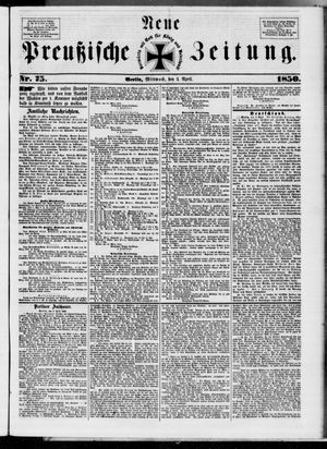 Neue preußische Zeitung vom 03.04.1850