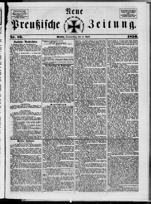 Neue preußische Zeitung vom 11.04.1850