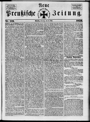 Neue preußische Zeitung vom 24.05.1850