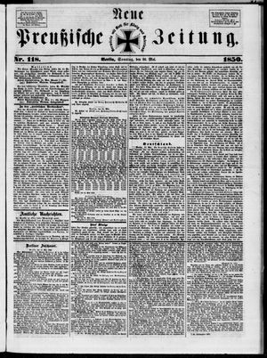 Neue preußische Zeitung vom 26.05.1850