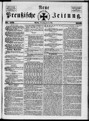 Neue preußische Zeitung vom 28.05.1850