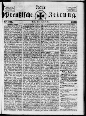 Neue preußische Zeitung vom 29.05.1850