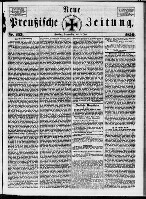 Neue preußische Zeitung vom 13.06.1850