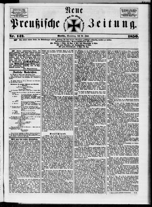 Neue preußische Zeitung vom 23.06.1850