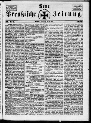 Neue preußische Zeitung vom 09.07.1850