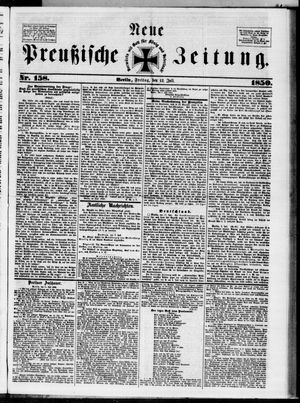 Neue preußische Zeitung vom 12.07.1850