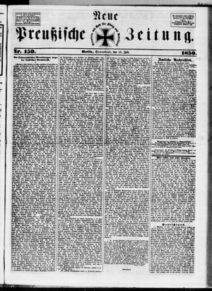 Neue preußische Zeitung vom 13.07.1850