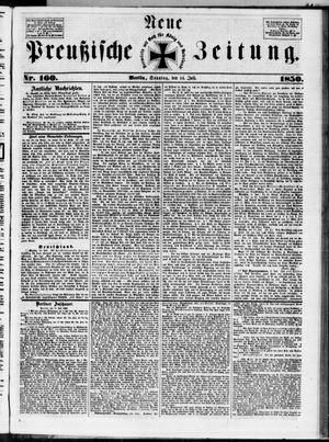 Neue preußische Zeitung vom 14.07.1850