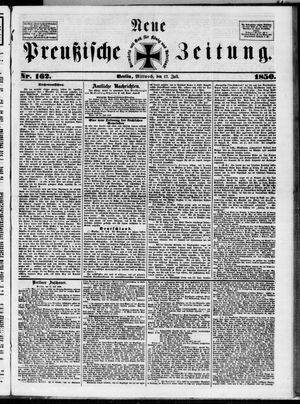 Neue preußische Zeitung vom 17.07.1850