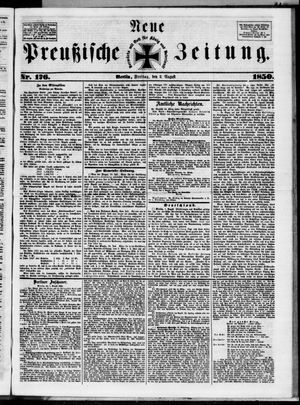 Neue preußische Zeitung on Aug 2, 1850