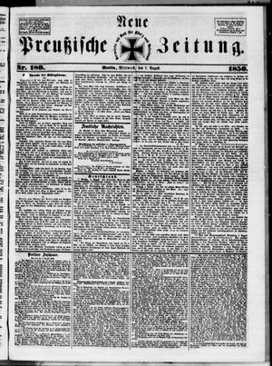 Neue preußische Zeitung vom 07.08.1850
