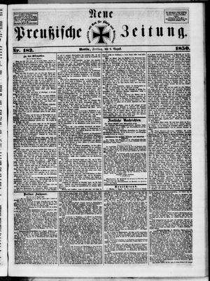 Neue preußische Zeitung vom 09.08.1850