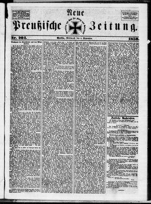 Neue preußische Zeitung vom 04.09.1850