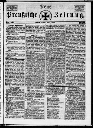 Neue preußische Zeitung vom 01.10.1850