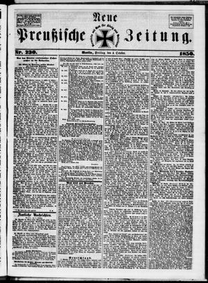 Neue preußische Zeitung vom 04.10.1850