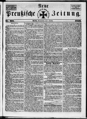 Neue preußische Zeitung vom 05.10.1850