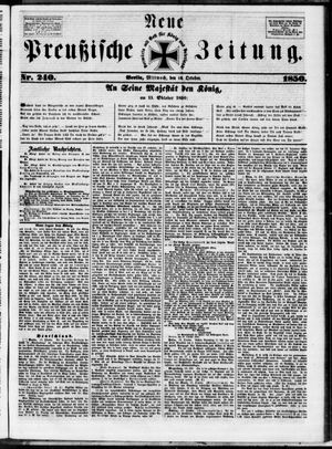 Neue preußische Zeitung vom 16.10.1850