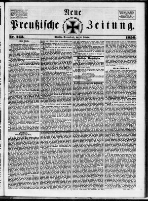 Neue preußische Zeitung vom 19.10.1850