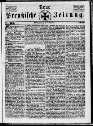 Neue preußische Zeitung vom 15.11.1850