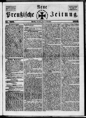 Neue preußische Zeitung on Nov 19, 1850