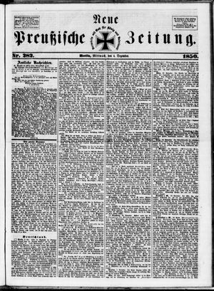 Neue preußische Zeitung vom 04.12.1850