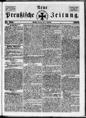 Neue preußische Zeitung vom 06.12.1850