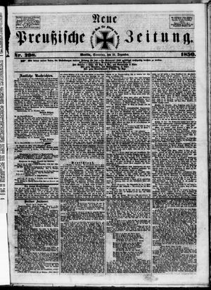 Neue preußische Zeitung vom 22.12.1850