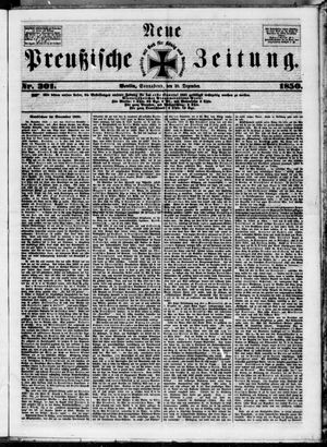Neue preußische Zeitung vom 28.12.1850