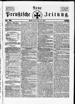 Neue preußische Zeitung vom 08.03.1851