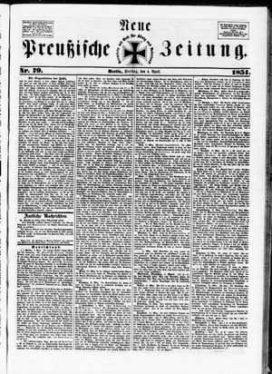 Neue preußische Zeitung vom 04.04.1851
