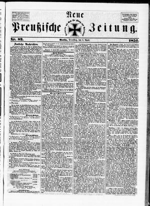 Neue preußische Zeitung vom 08.04.1851