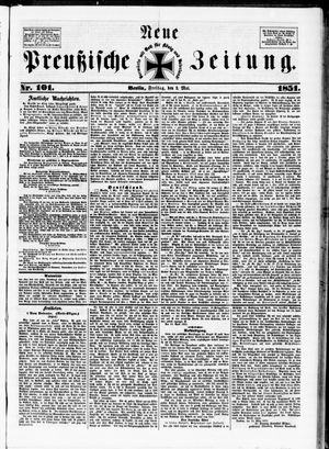 Neue preußische Zeitung vom 02.05.1851