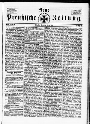 Neue preußische Zeitung vom 04.05.1851