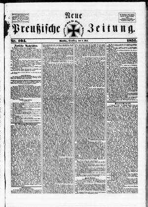 Neue preußische Zeitung vom 06.05.1851