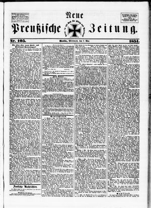 Neue preußische Zeitung vom 07.05.1851