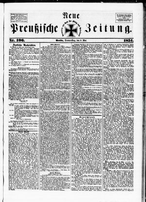 Neue preußische Zeitung vom 08.05.1851