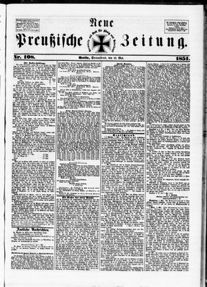 Neue preußische Zeitung vom 10.05.1851