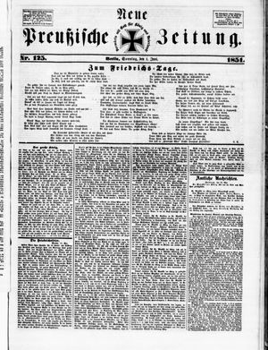 Neue preußische Zeitung vom 01.06.1851