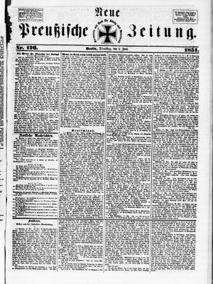 Neue preußische Zeitung vom 03.06.1851