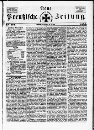Neue preußische Zeitung vom 08.06.1851