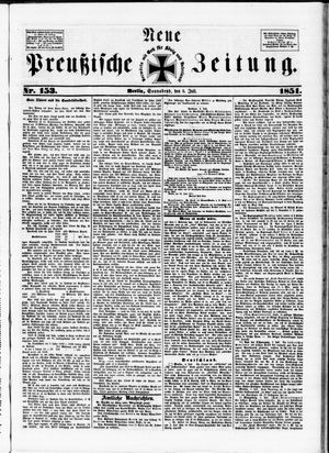 Neue preußische Zeitung vom 05.07.1851