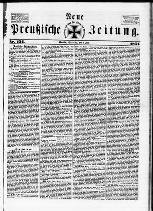 Neue preußische Zeitung vom 06.07.1851