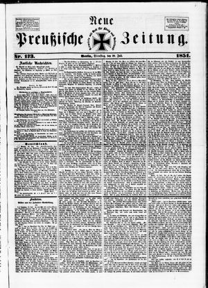 Neue preußische Zeitung vom 29.07.1851