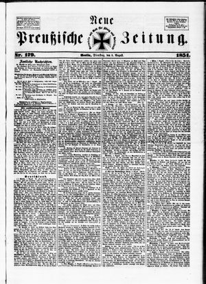 Neue preußische Zeitung vom 05.08.1851