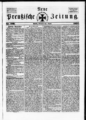 Neue preußische Zeitung vom 06.08.1851